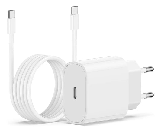 Cargador USB-C 35W + Cable USB-C a USB-C – Carga Rápida